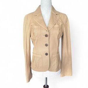 Lanvin leather blazer